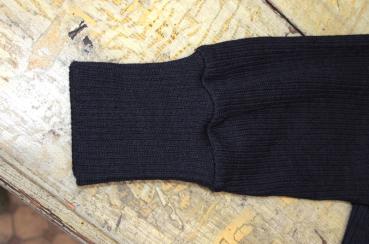 Preview: Cardigan, Strickjacke Netta Marine von Invero, Merinowolle, Bündchen